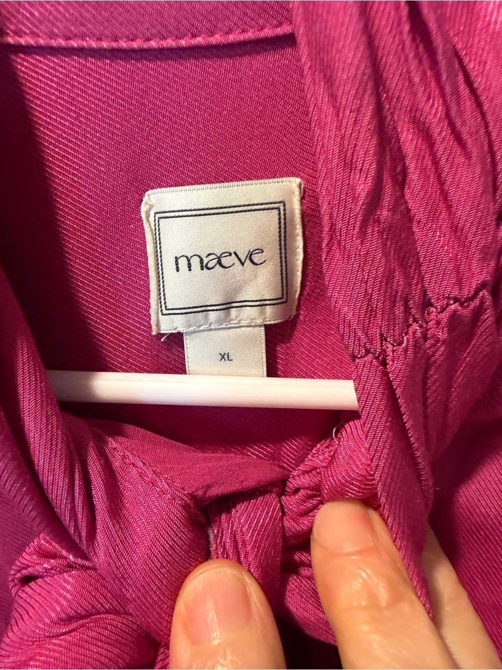 Maeve Tie-Neck Caroline Mini Dress or Tunic, XL - Picture 3 of 4